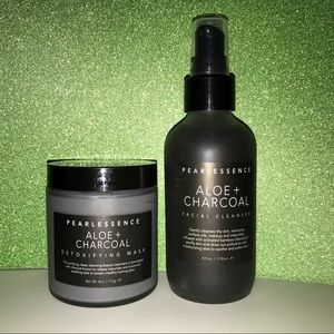 Pearlessence Aloe + Charcoal Facial Cleanser